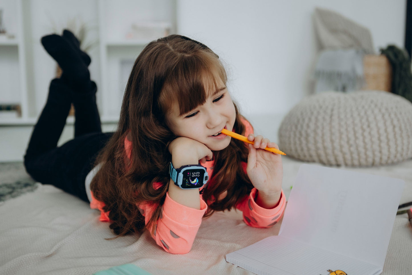 Smartwatch für Kinder 4G GPS mit Kamera SOS Canyon Jondy KW 44 blau