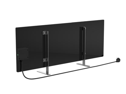 Grzejnik elektryczny podczerwony 700W slim 1 cm Aeno Smart czarny
