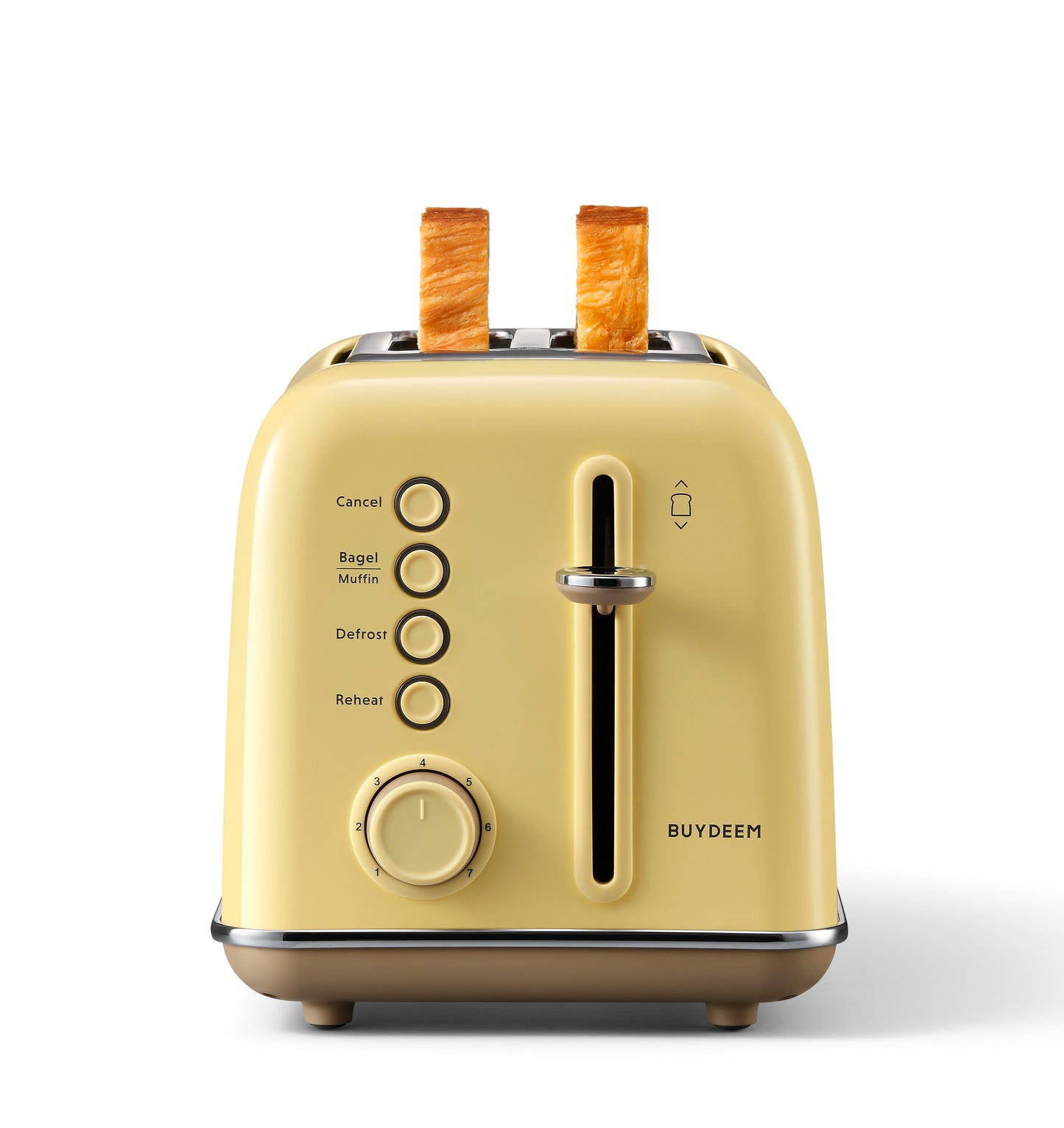 Toaster Buydeem DT620E Auftauen 7 Stufen 900W Pastellgelb