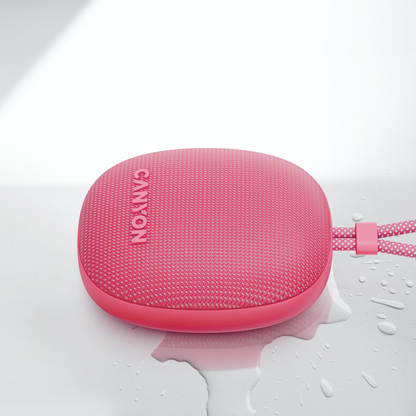 Głośnik Bluetooth przenośny 5W IPX7 TWS Canyon OnMove 12 szary