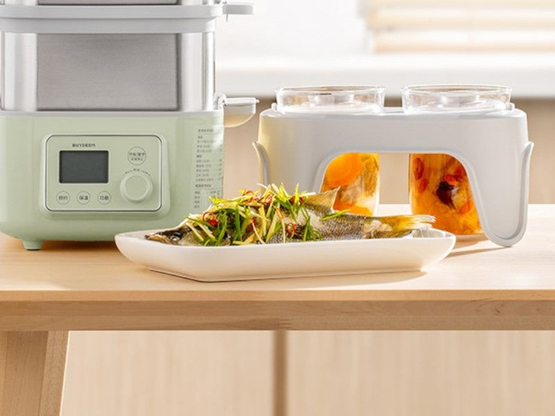 Buydeem CT1004 Porzellanteller zum Servieren und Kochen Weiß