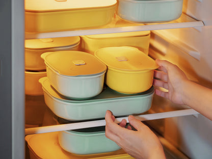 Ceramiczny pojemnik na żywność 500 ml Buydeem CT3007 pastelowy zielony