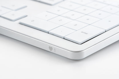 Klawiatura dotykowa CLEVETURA CLVX 1 RGB MacOS Windows Linux Biała