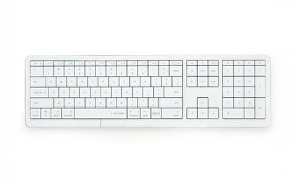 Klawiatura dotykowa CLEVETURA CLVX 1 RGB MacOS Windows Linux Biała
